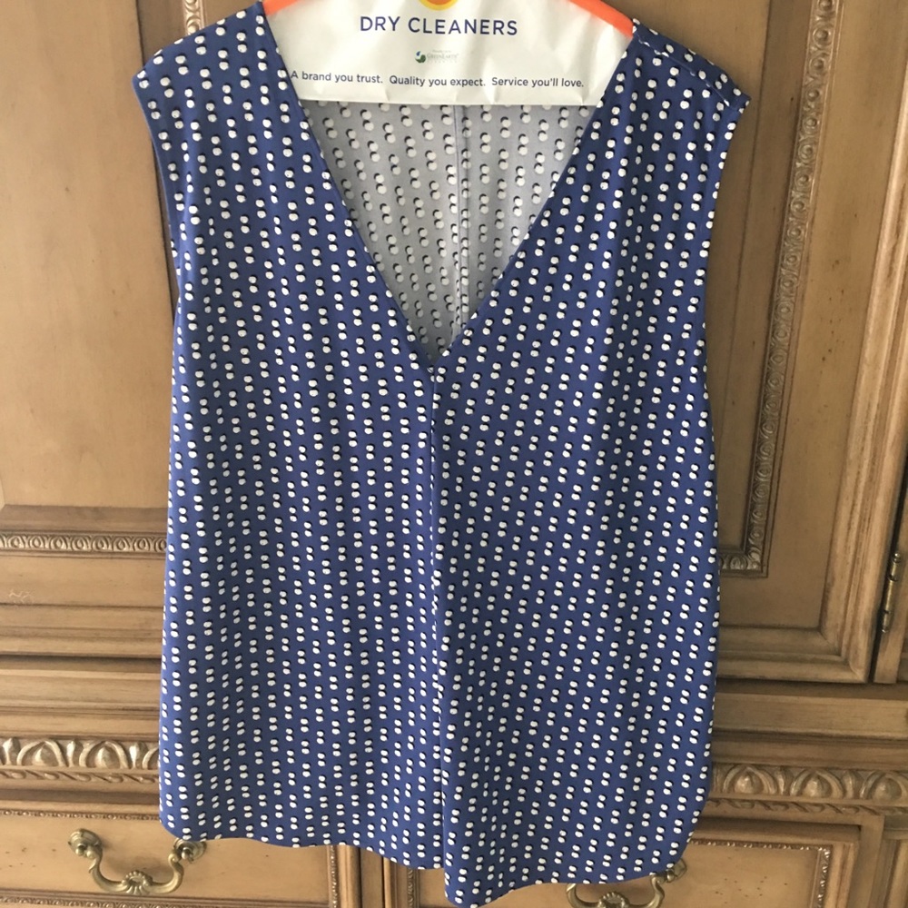 Ann Taylor sleeveless blouse XL